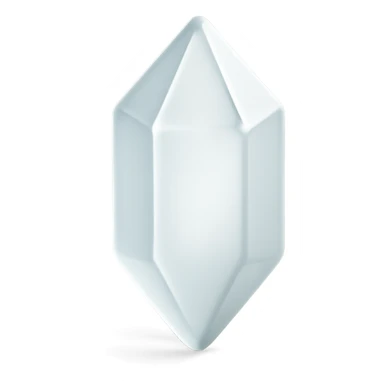 crystal icon with glass effect, 3D, highly detailed sticker