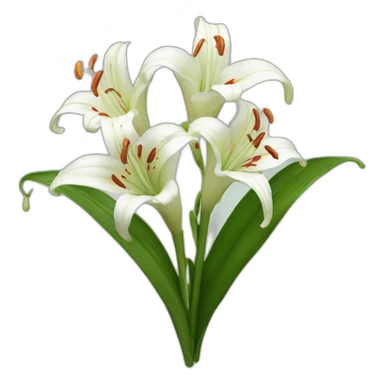 Lilium bouquet sticker