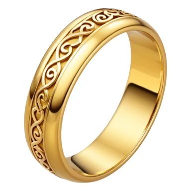 Same Aesthetic Engagement gold ring emoji sticker