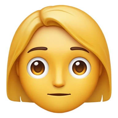 emoji look down relaxing sticker