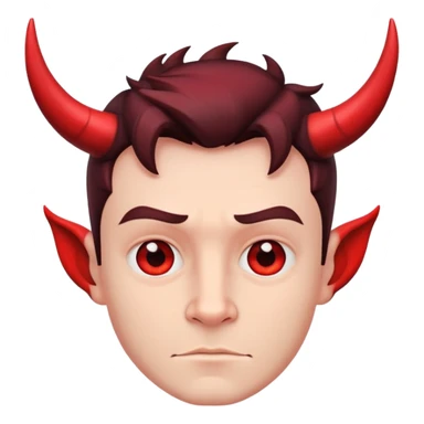Angus you with devil ears sticker