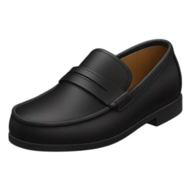  black loafer sticker