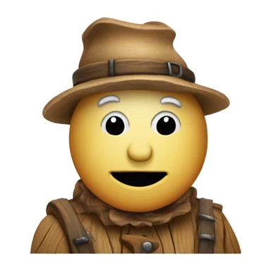 Un bonhomme en bois  sticker