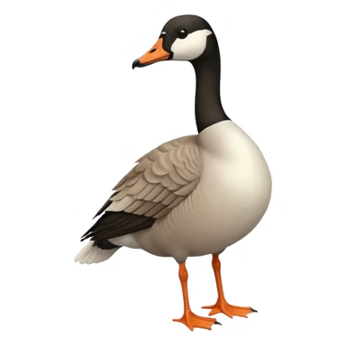 A Canada goose standing up sticker