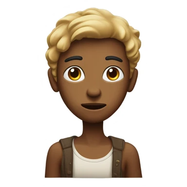 Confused person sticker