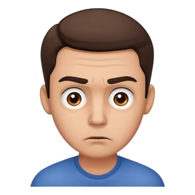 Overwhelmed man sticker