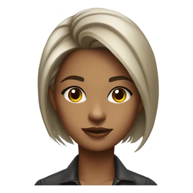 realistic portrait of girl cool sticker