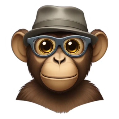 monkey incognito  sticker