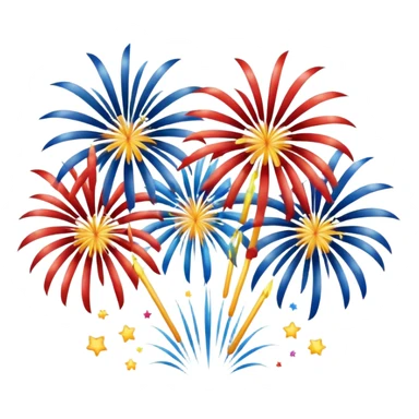 fireworks USA Icons sticker