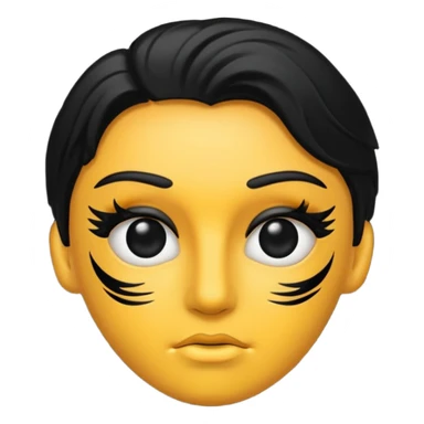 MASCARA PRETO E BRANCA TEATRO sticker