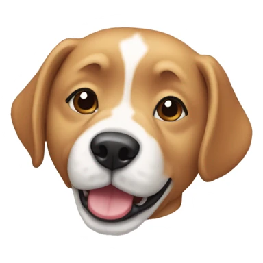 Chien qui hutle sticker