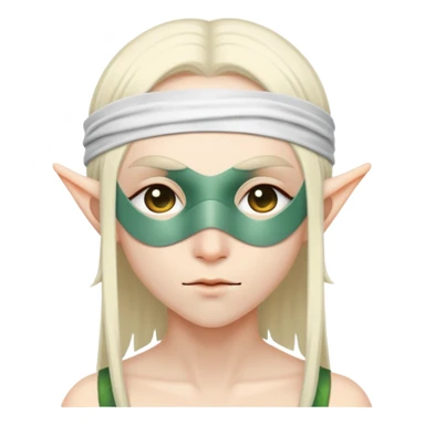 blindfold pale elf sticker
