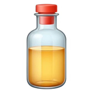 Realistic medicine open with neutral color sticker