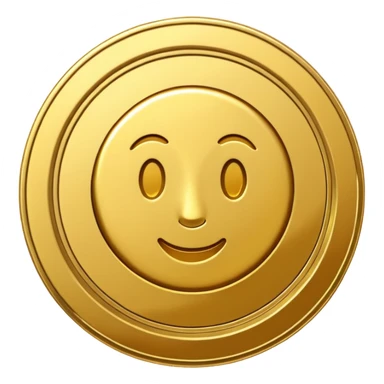 gold coin sticker