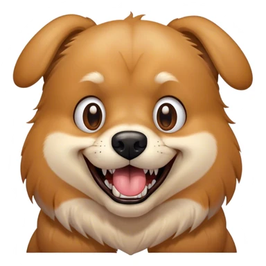 sigma dog with big teeth hitting the griddy sticker