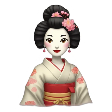 Geisha sticker
