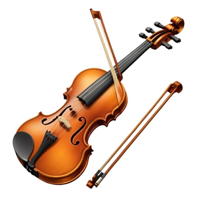 A violin sticker
