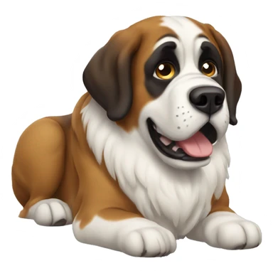 St. Bernard love sticker