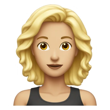  Attractive blonde  sticker