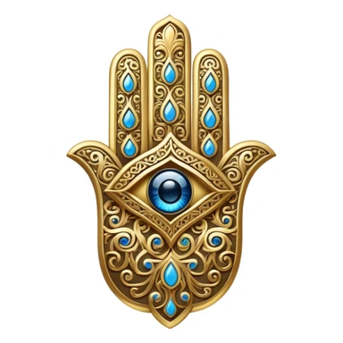 hamsa hand sticker