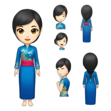 vietnamese-ao-dai sticker