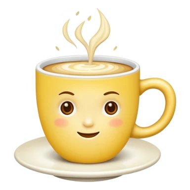 Pale lemon coffe  sticker