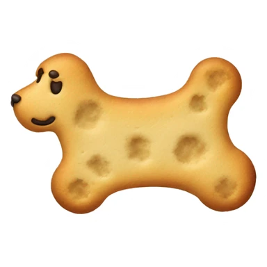 bone shaped dog biscuig sticker