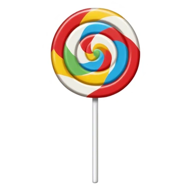 Vintage circus lollipop sticker