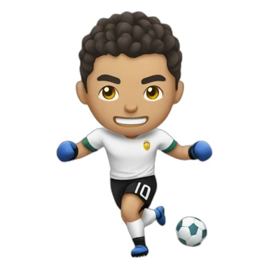 ronaldo fightining sticker