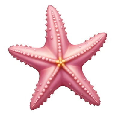 Light pink seastar  sticker