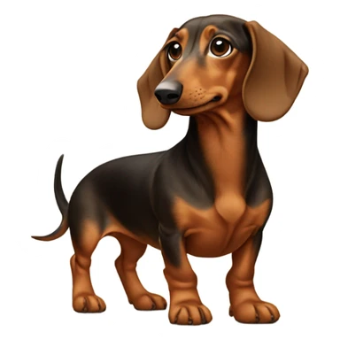 Dachshund with Ugg boots on it’s feet  sticker