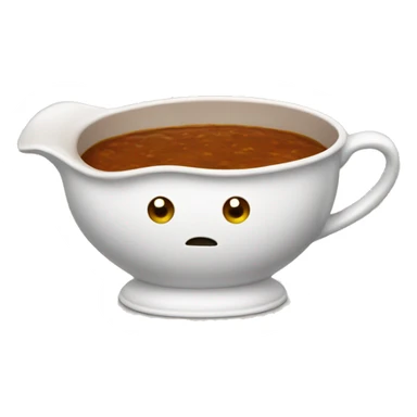 gravy in a gravy boat sticker