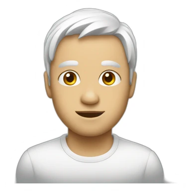 Personnage tous blancs sticker