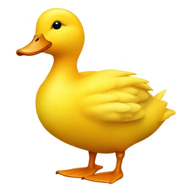 Yellow Duck on a safari sticker
