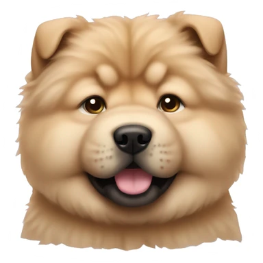 A chow chow puppy  sticker
