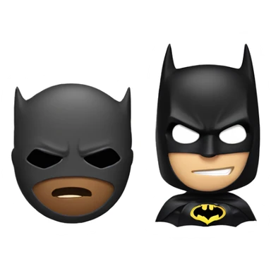 Spider and Batman together  sticker