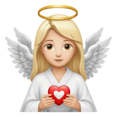 angel holding share sign sticker