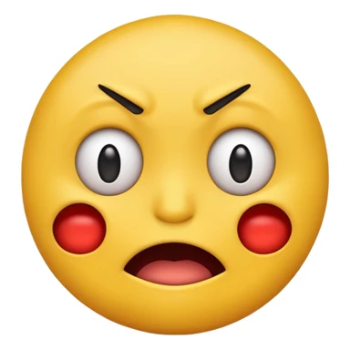 Gross disgusted emoji  sticker