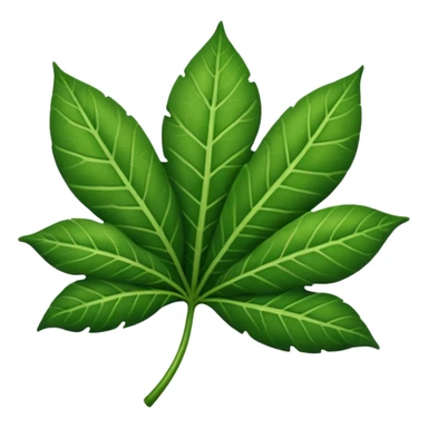 jungle leaf sticker