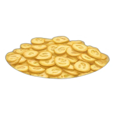 Cereal bowl dollars sticker