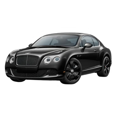 black bentley, black rims sticker