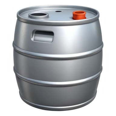 generate a realistic rust-free metal natural gas barrel sticker