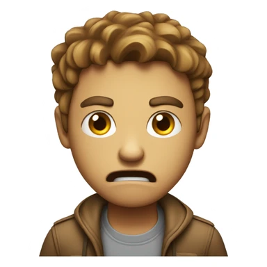 Angry because friend can’t play games  sticker