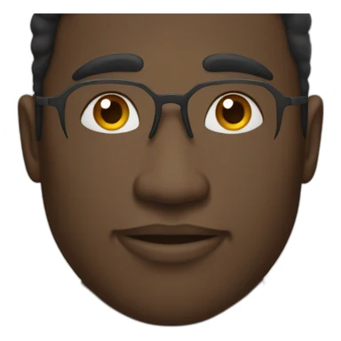 big black guy’s symbol sticker