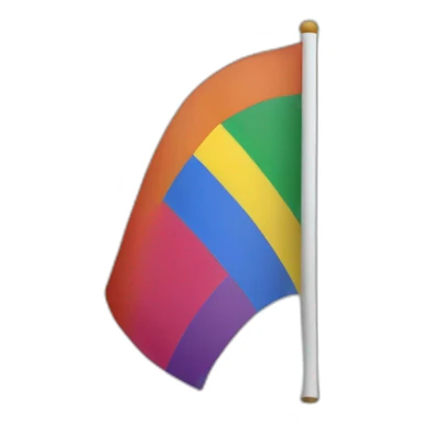 Bandera lesbiana sticker