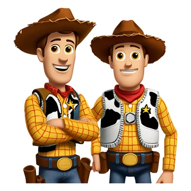 Buzz and woody sticker