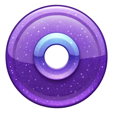 glitter documento confirmed purple mark sticker