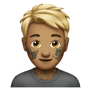 person with tattos  sticker