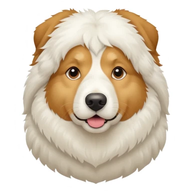 pyrenees mountain dog white sticker
