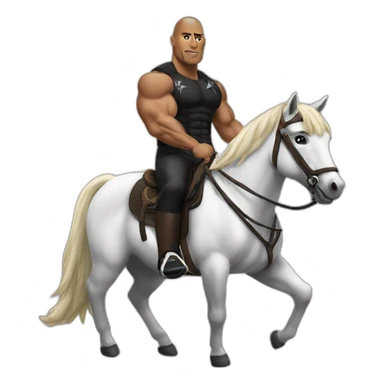 the rock on a horse sticker